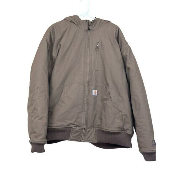 Carhartt Quick Duck Woodward Jacket, brown, 2XL, utility, cold weather, heavy - Picture 1 of 10